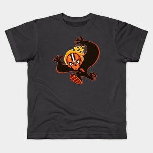 Go Browns SkullyDawg Shadow Runner Kids T-Shirt